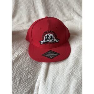 Cooperstown All Star Village Hat Cap Mens Fitted Red L/XL Cooperstown Pro Series